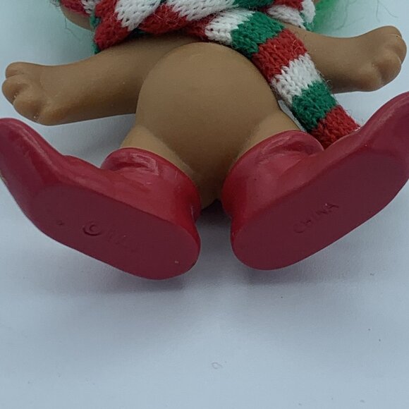 Russ Troll Doll Merry Little Trolls Christmas Knit Scarf 3" Lot Of 2 - Picture 11 of 12